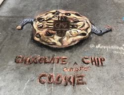 3rd Place-Chocolate Computer Chip Cookie by Anna Shaposhnik